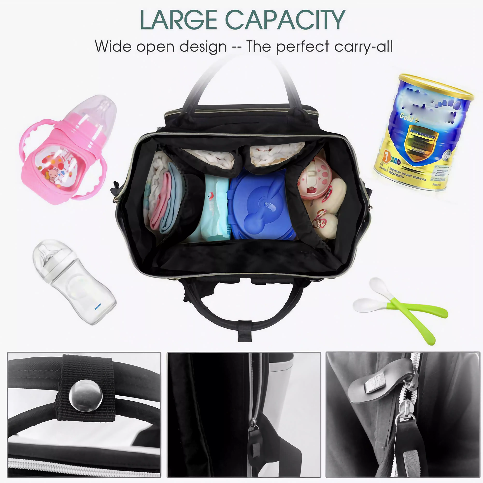 HC_M8 Multifunctional Mommy Backpack
