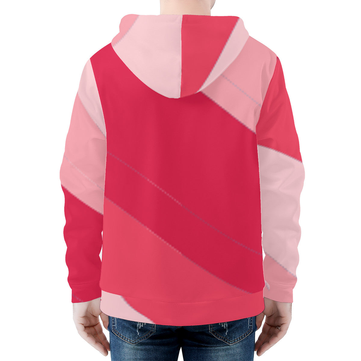 D58 Men's All Over Print Zip Hoodie