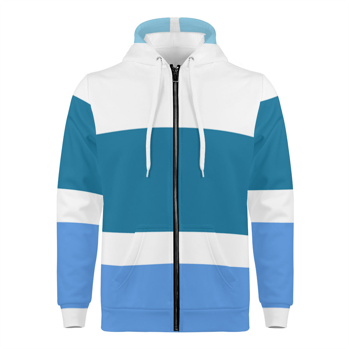 D58 Men's All Over Print Zip Hoodie