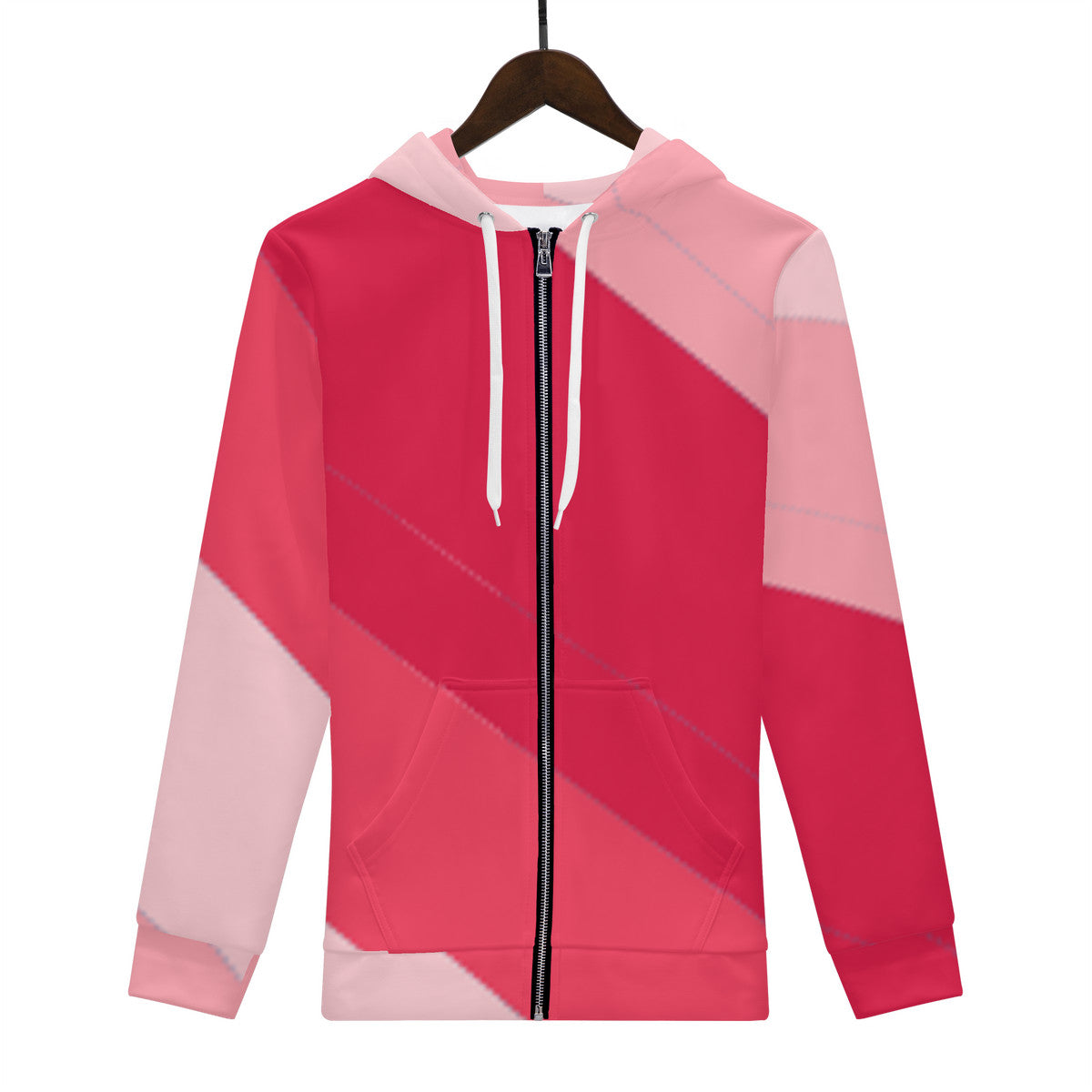 D58 Men's All Over Print Zip Hoodie