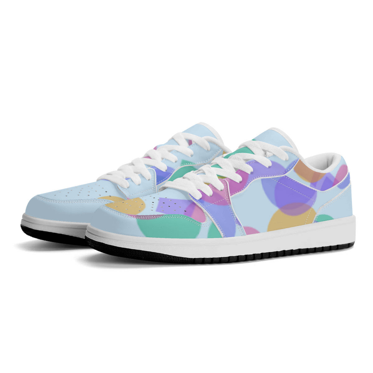 Unisex New Synthetic Leather Low Top Sneakers