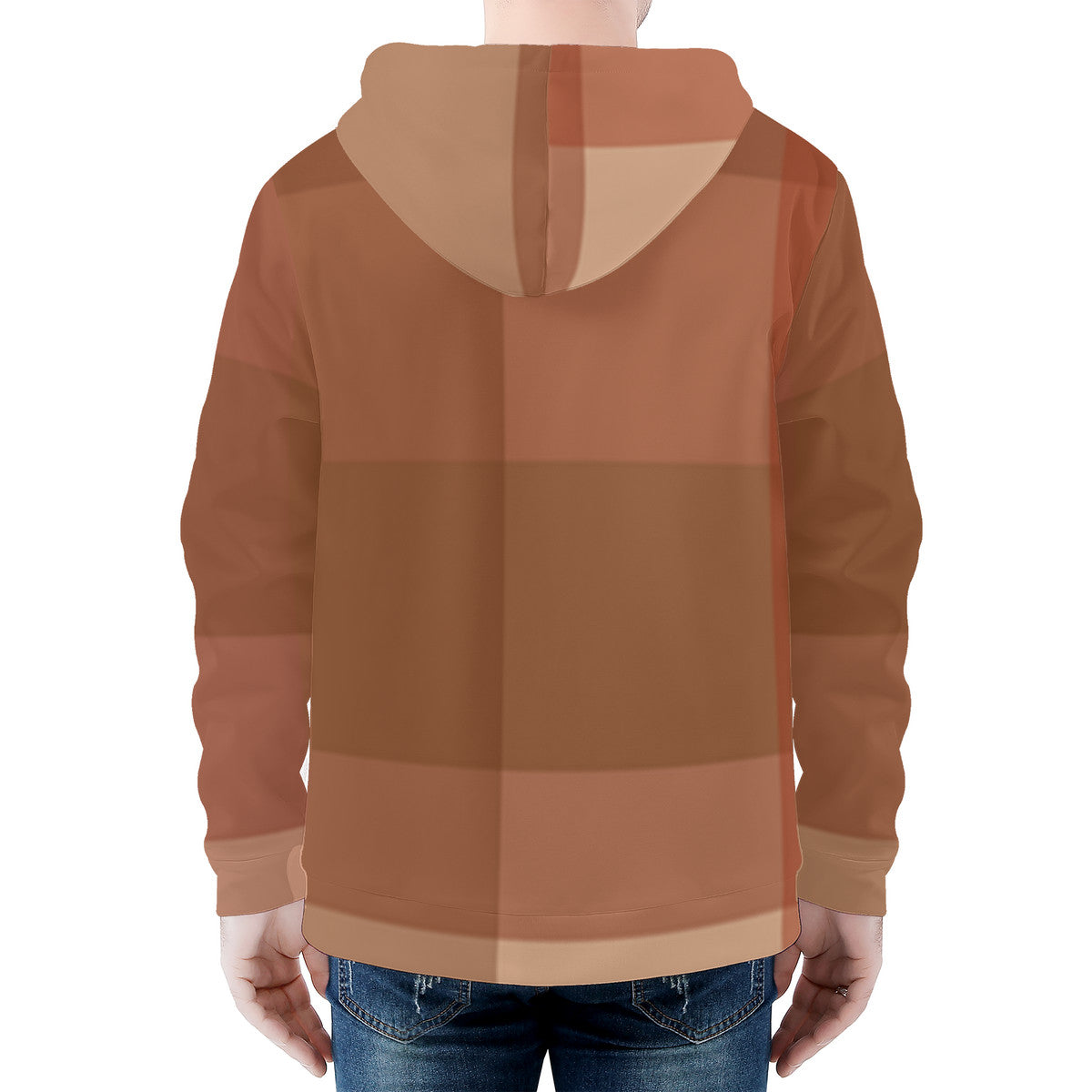 D58 Men's All Over Print Zip Hoodie