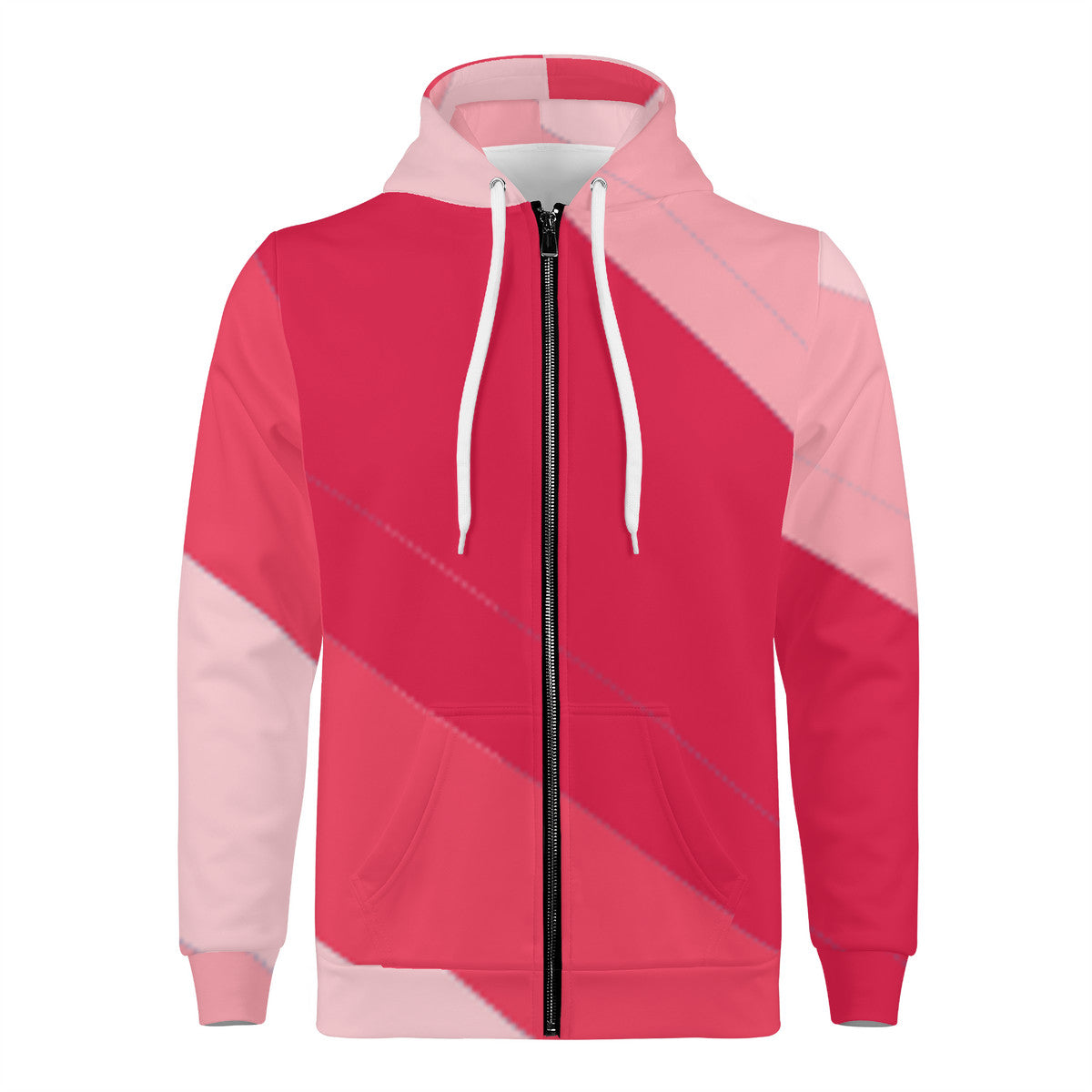D58 Men's All Over Print Zip Hoodie