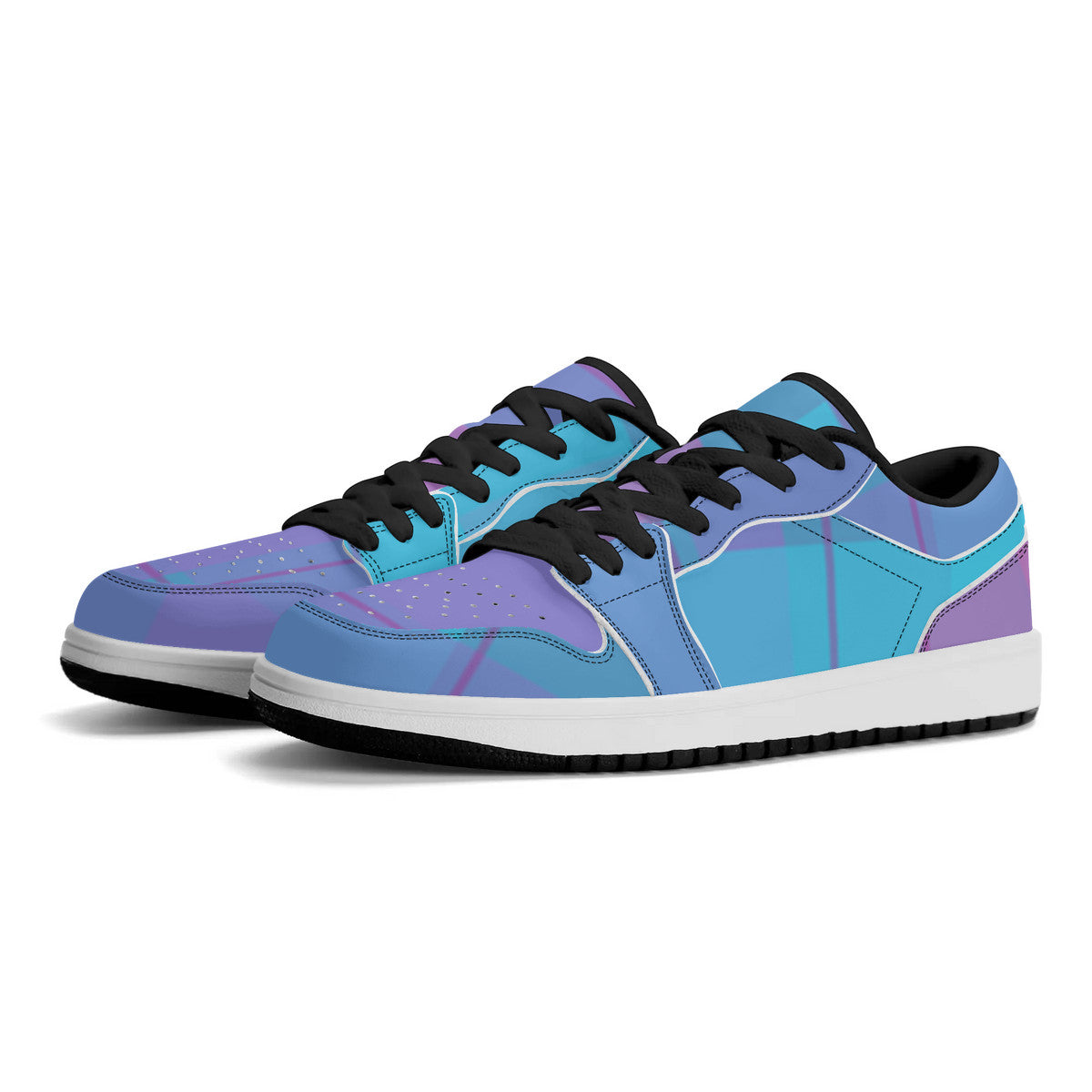 Unisex New Synthetic Leather Low Top Sneakers