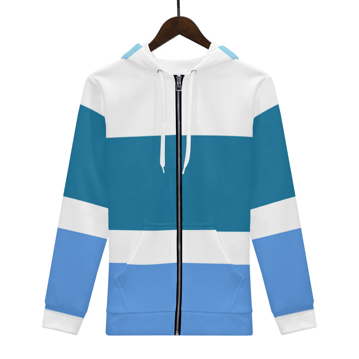 D58 Men's All Over Print Zip Hoodie