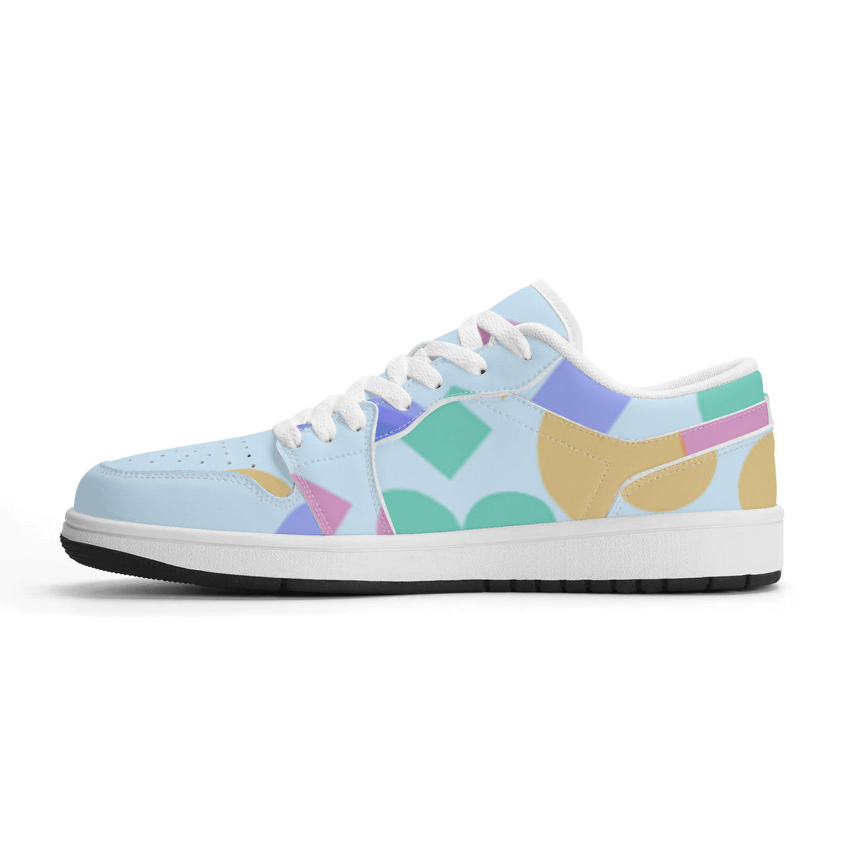 Unisex New Synthetic Leather Low Top Sneakers