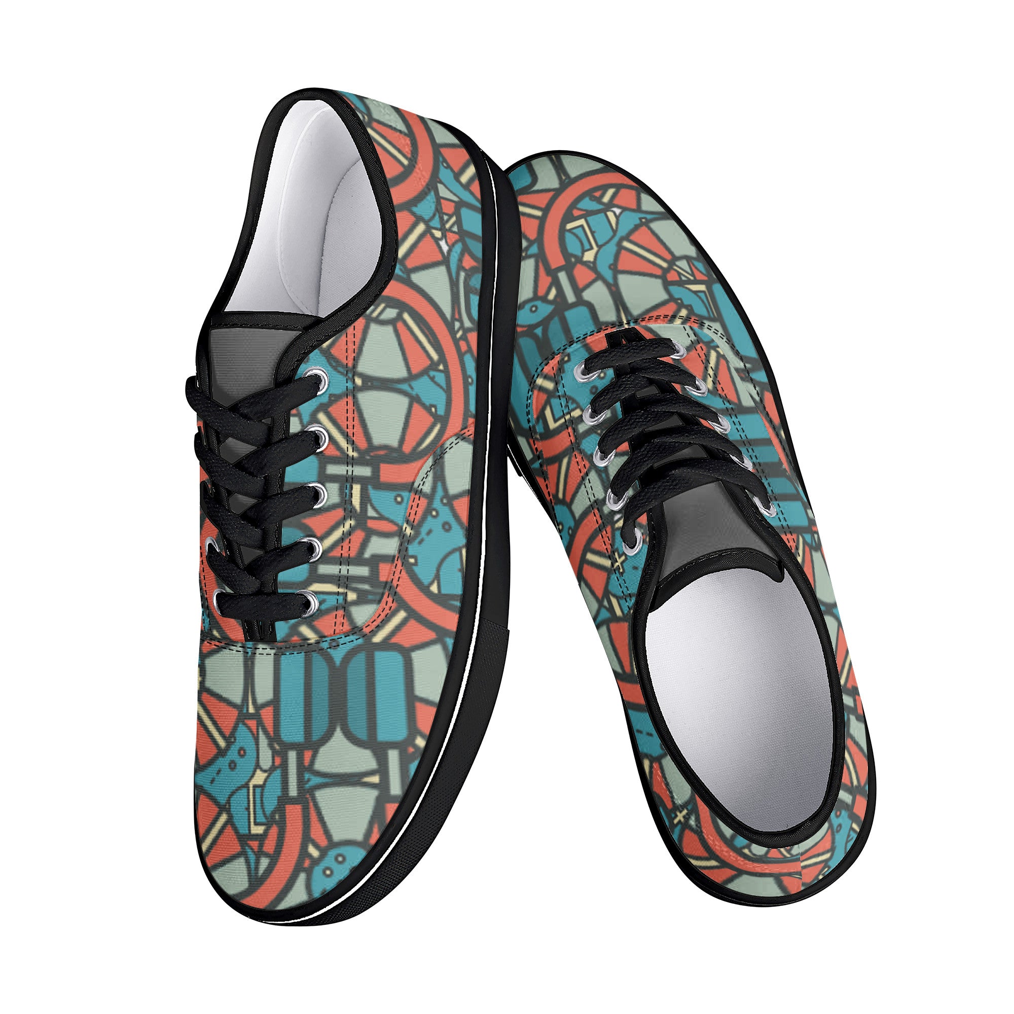 D3S Skate Shoes With Customized Tongue - Black