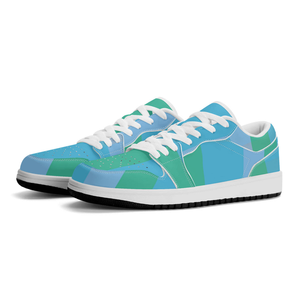 Unisex New Synthetic Leather Low Top Sneakers