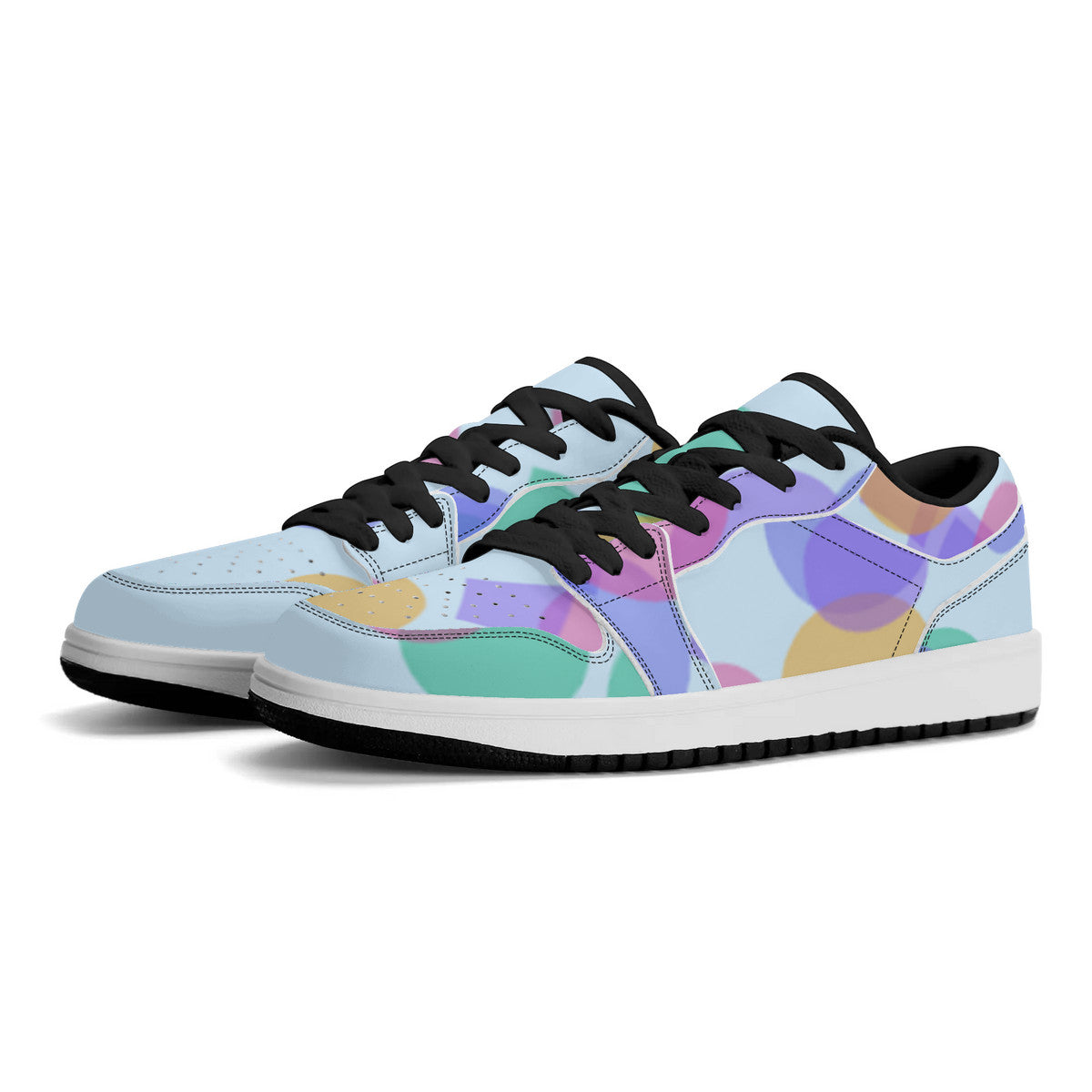 Unisex New Synthetic Leather Low Top Sneakers