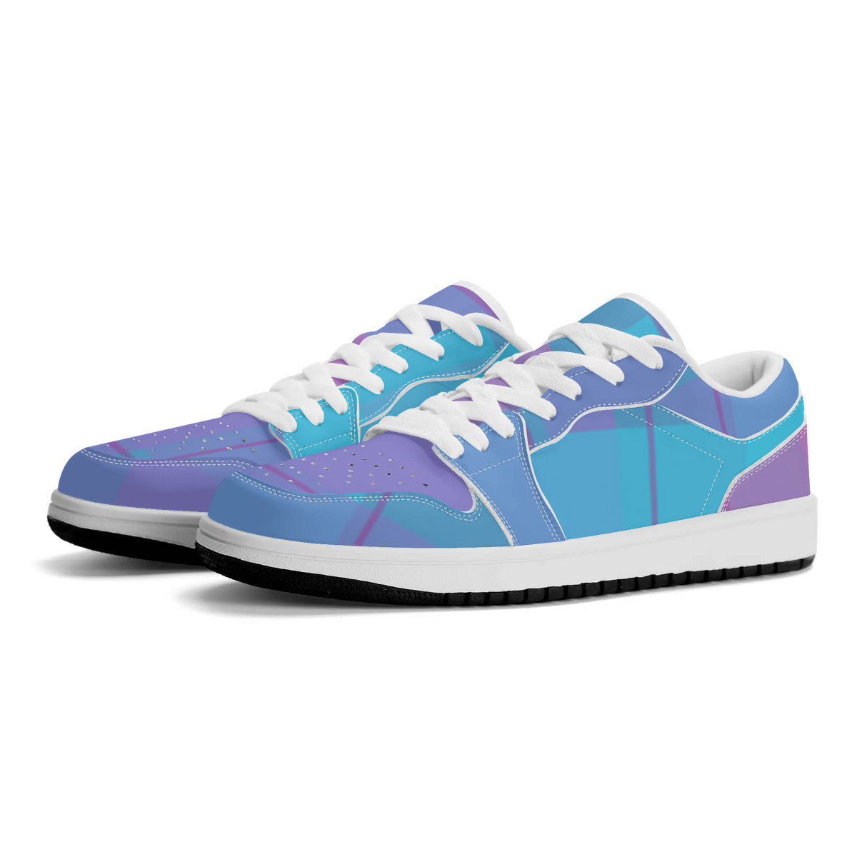 Unisex New Synthetic Leather Low Top Sneakers