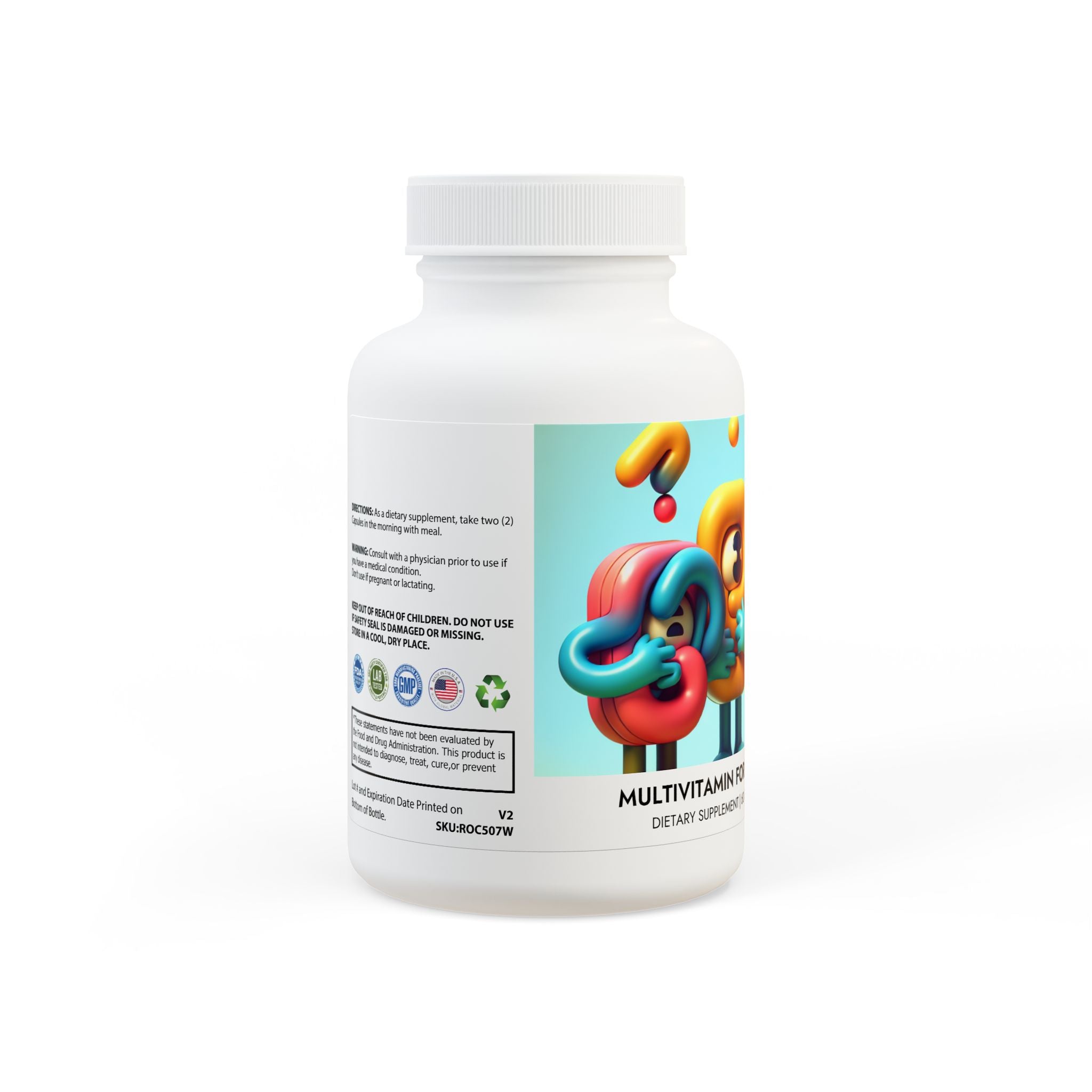 boxbrand3 Multivitamin for Women Supplement (60 Capsules)