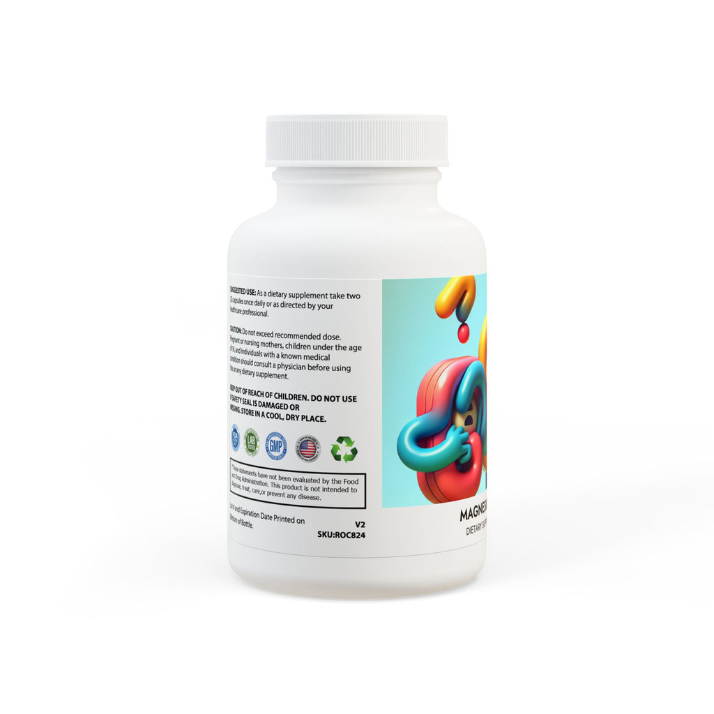 boxbrand3 Magnesium Glycinate Supplement (60 Capsules)