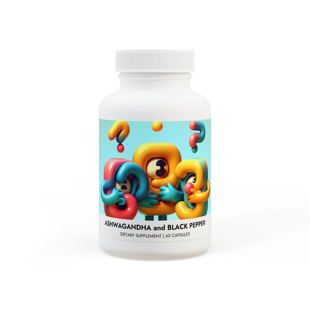 boxbrand3 Ashwagandha and Black Pepper Supplement (60 capsules)