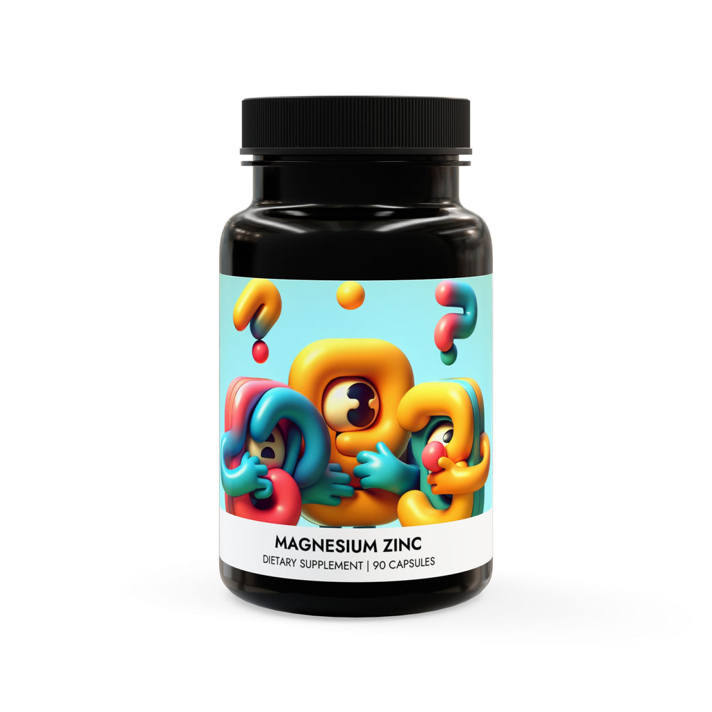 boxbrand3 Magnesium Zinc Supplement (90 Capsules)