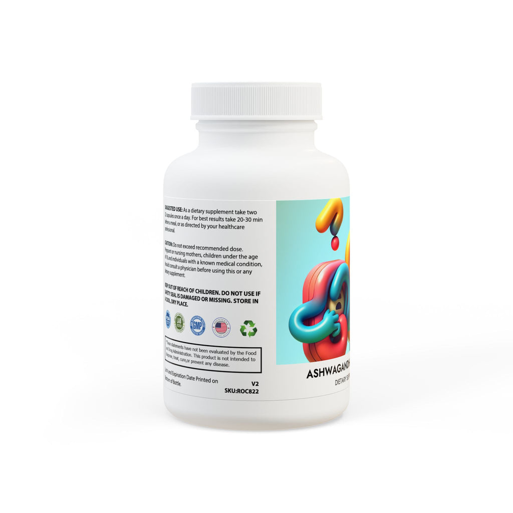 boxbrand3 Ashwagandha and Black Pepper Supplement (60 capsules)