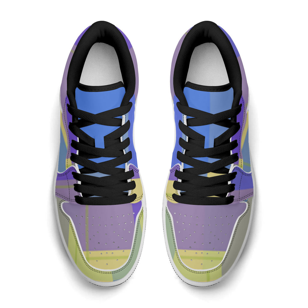 Unisex New Synthetic Leather Low Top Sneakers