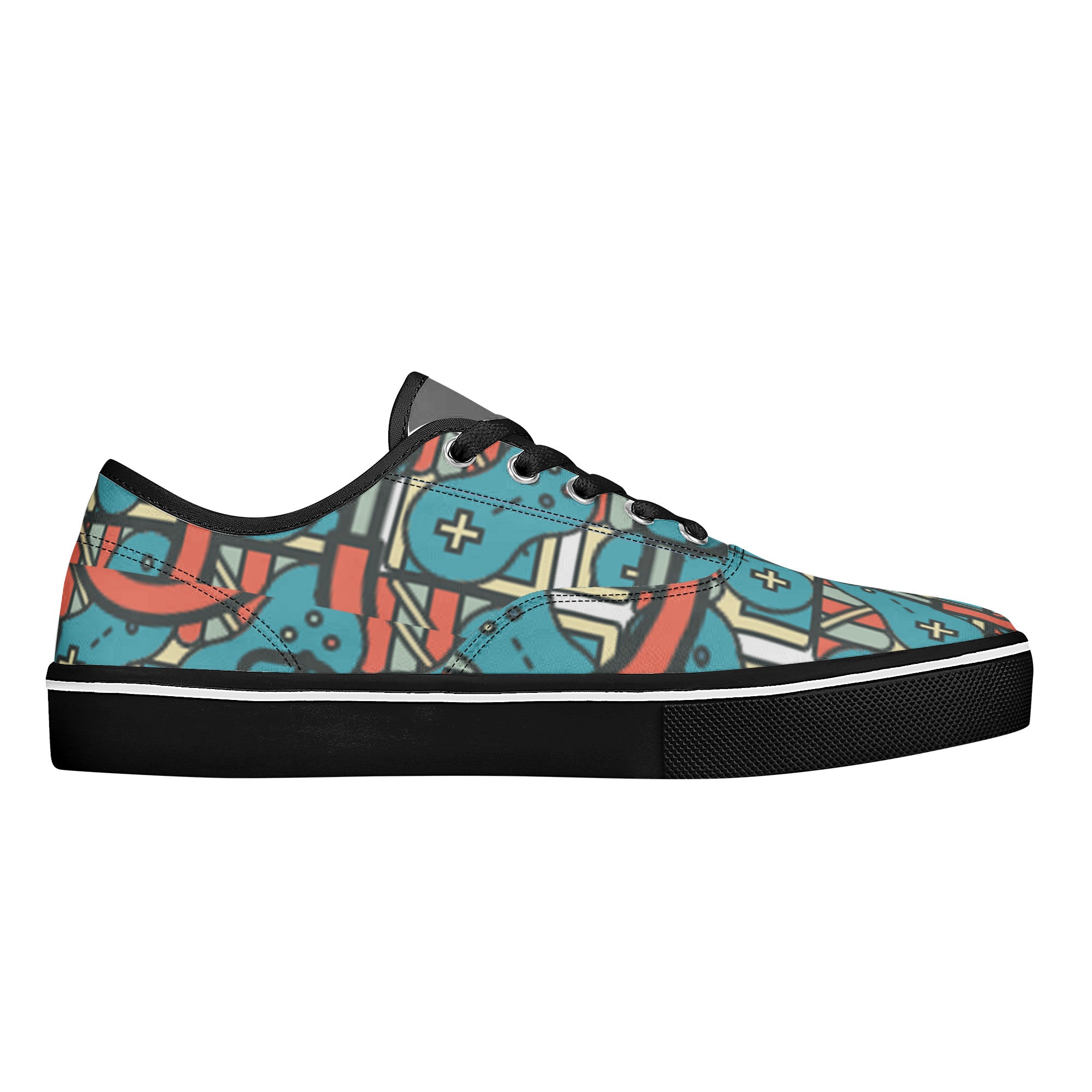 D3S Skate Shoes With Customized Tongue - Black