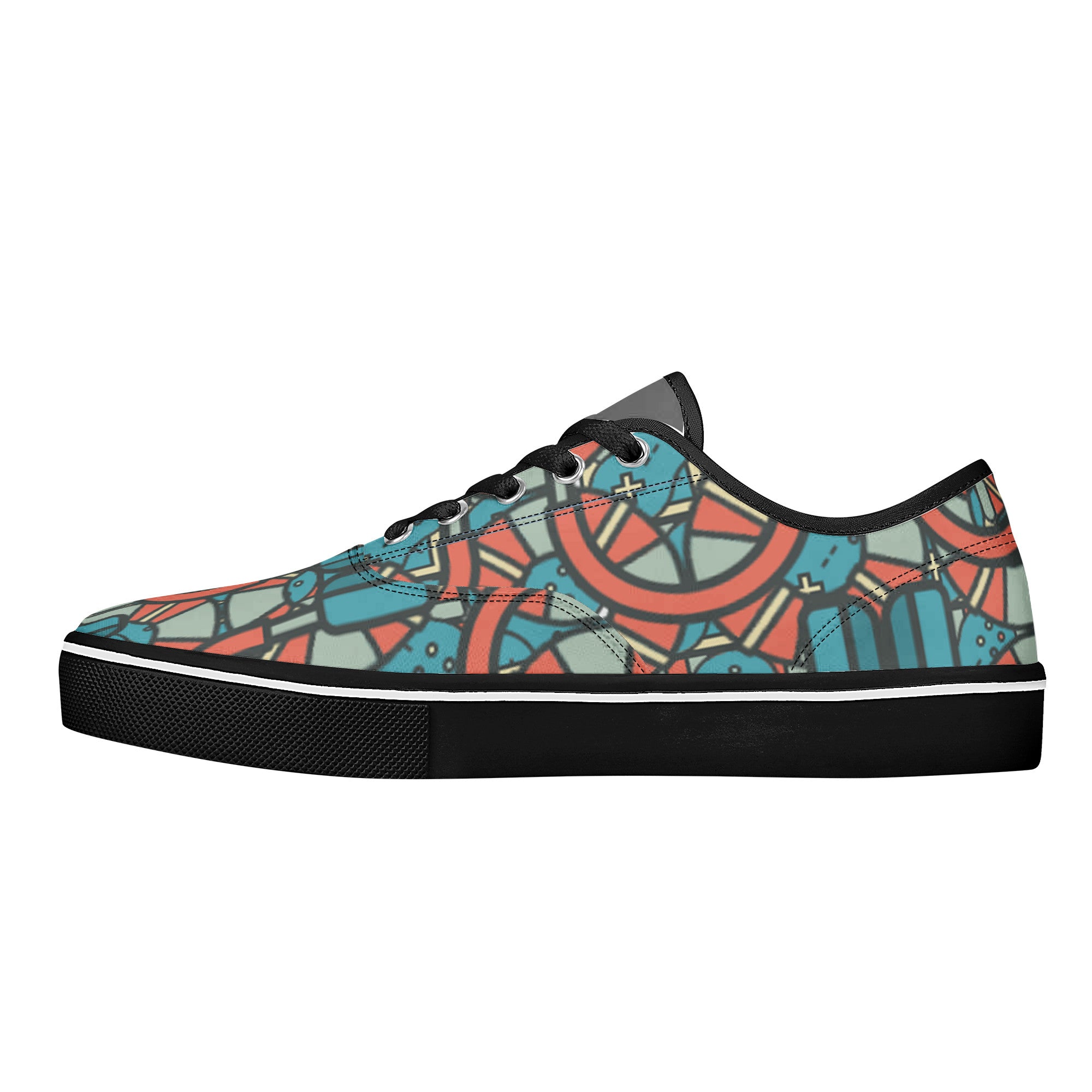 D3S Skate Shoes With Customized Tongue - Black