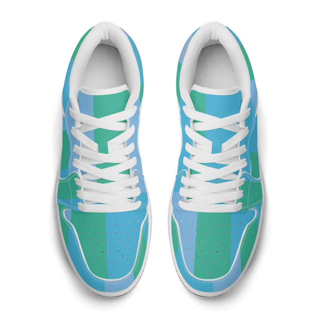 Unisex New Synthetic Leather Low Top Sneakers