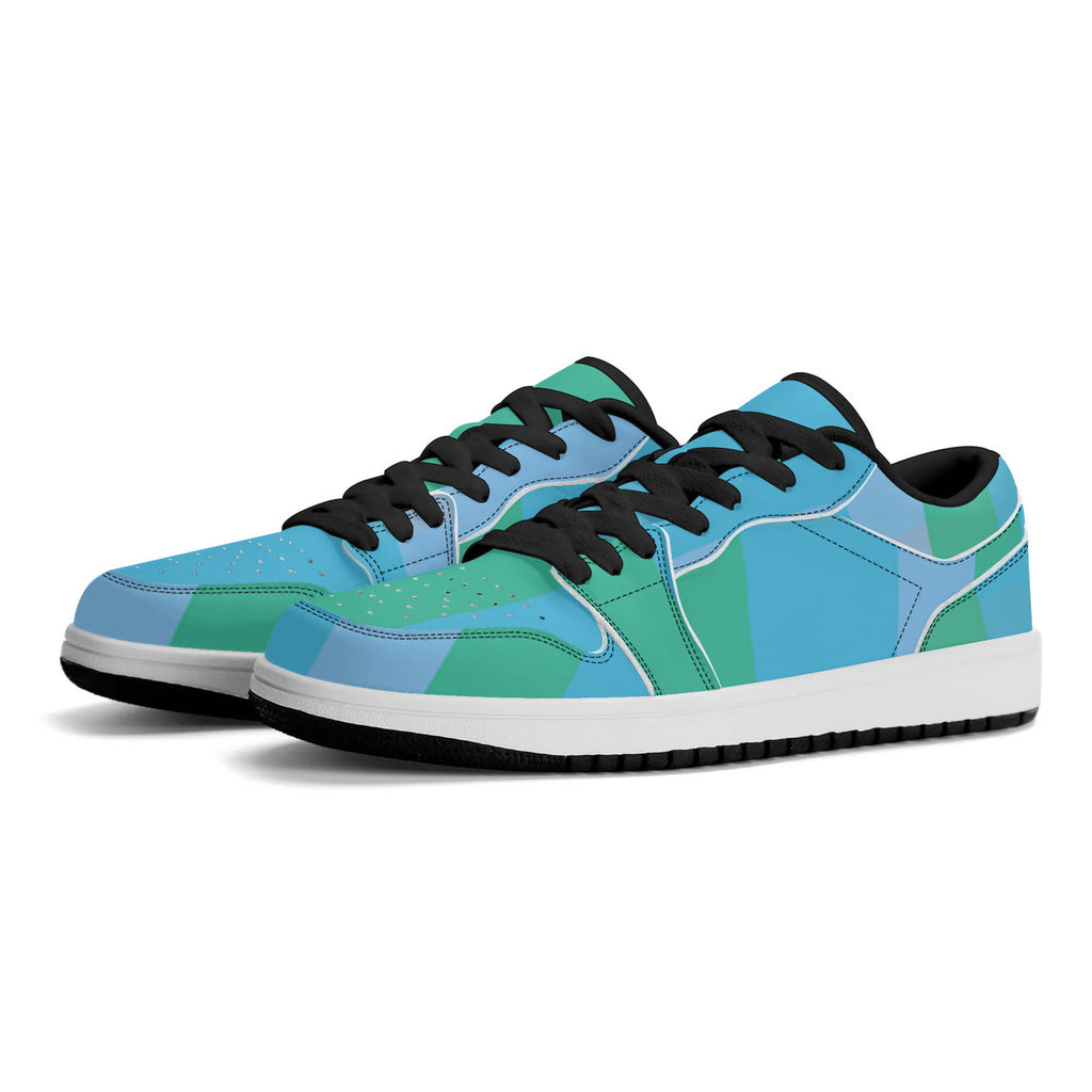 Unisex New Synthetic Leather Low Top Sneakers