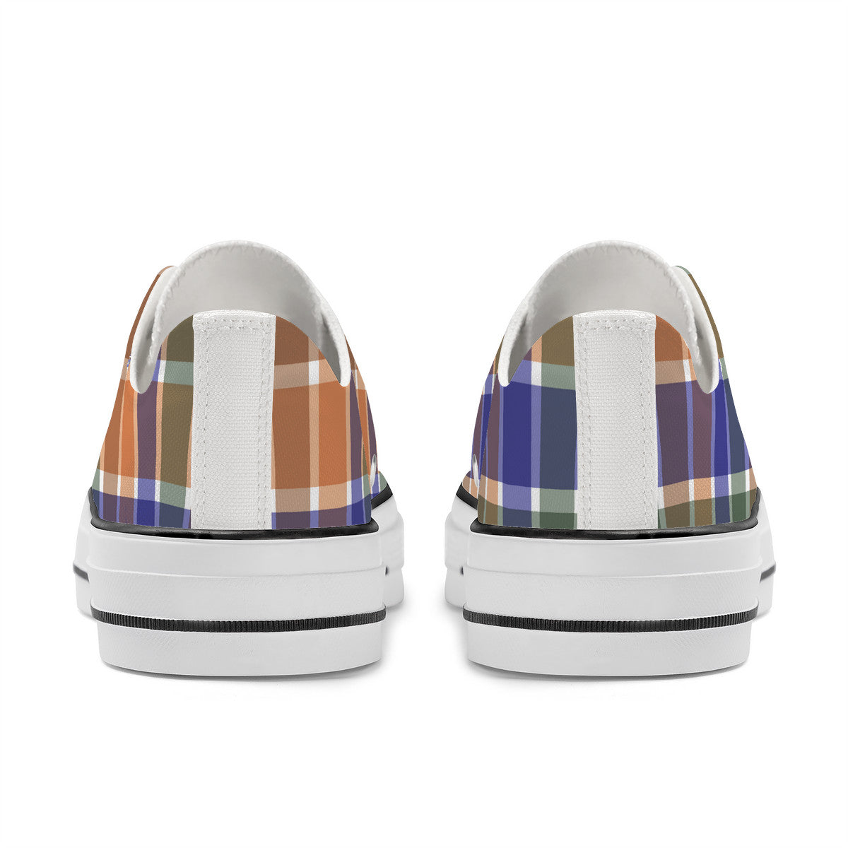 SF_S62 Unisex Classic Low Top Canvas Shoes - White