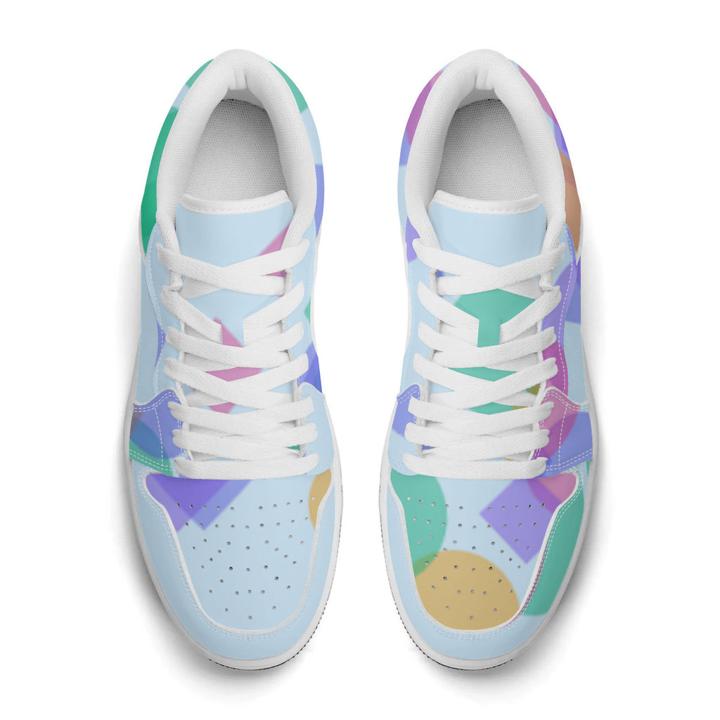 Unisex New Synthetic Leather Low Top Sneakers