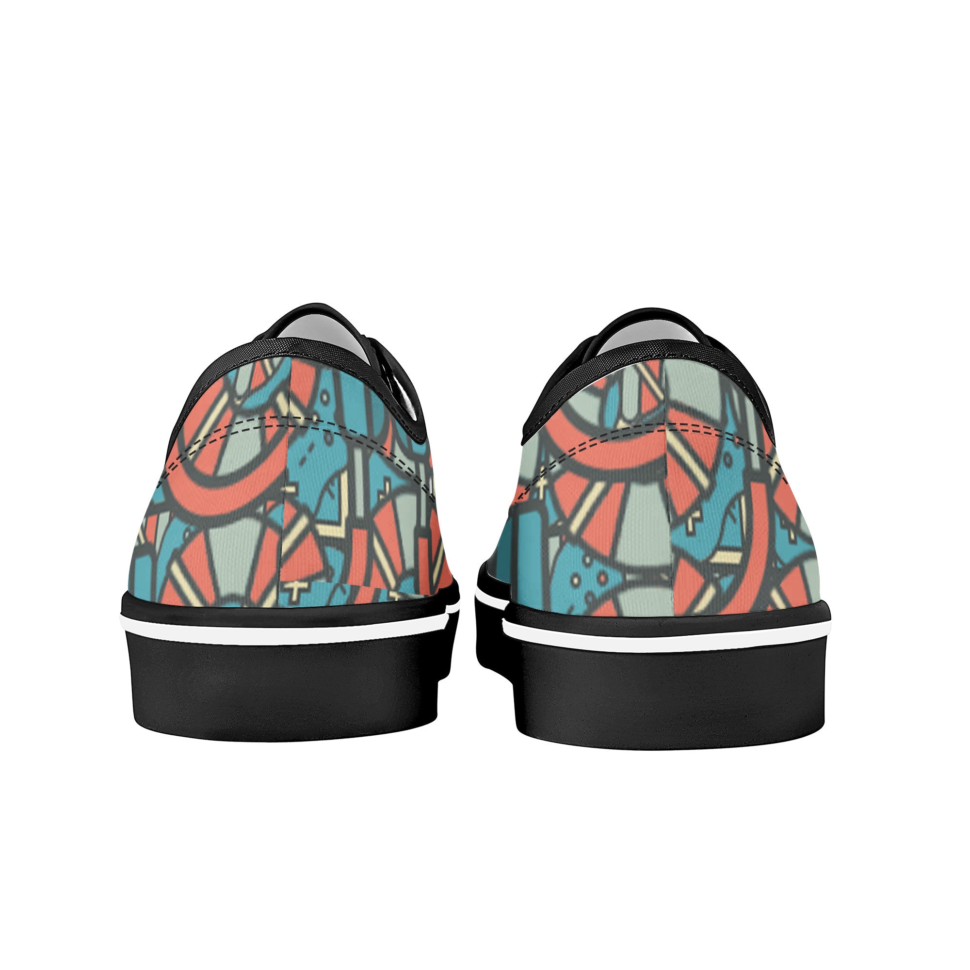 D3S Skate Shoes With Customized Tongue - Black