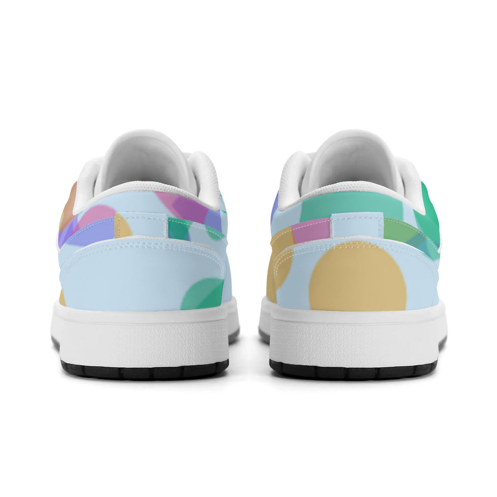 Unisex New Synthetic Leather Low Top Sneakers