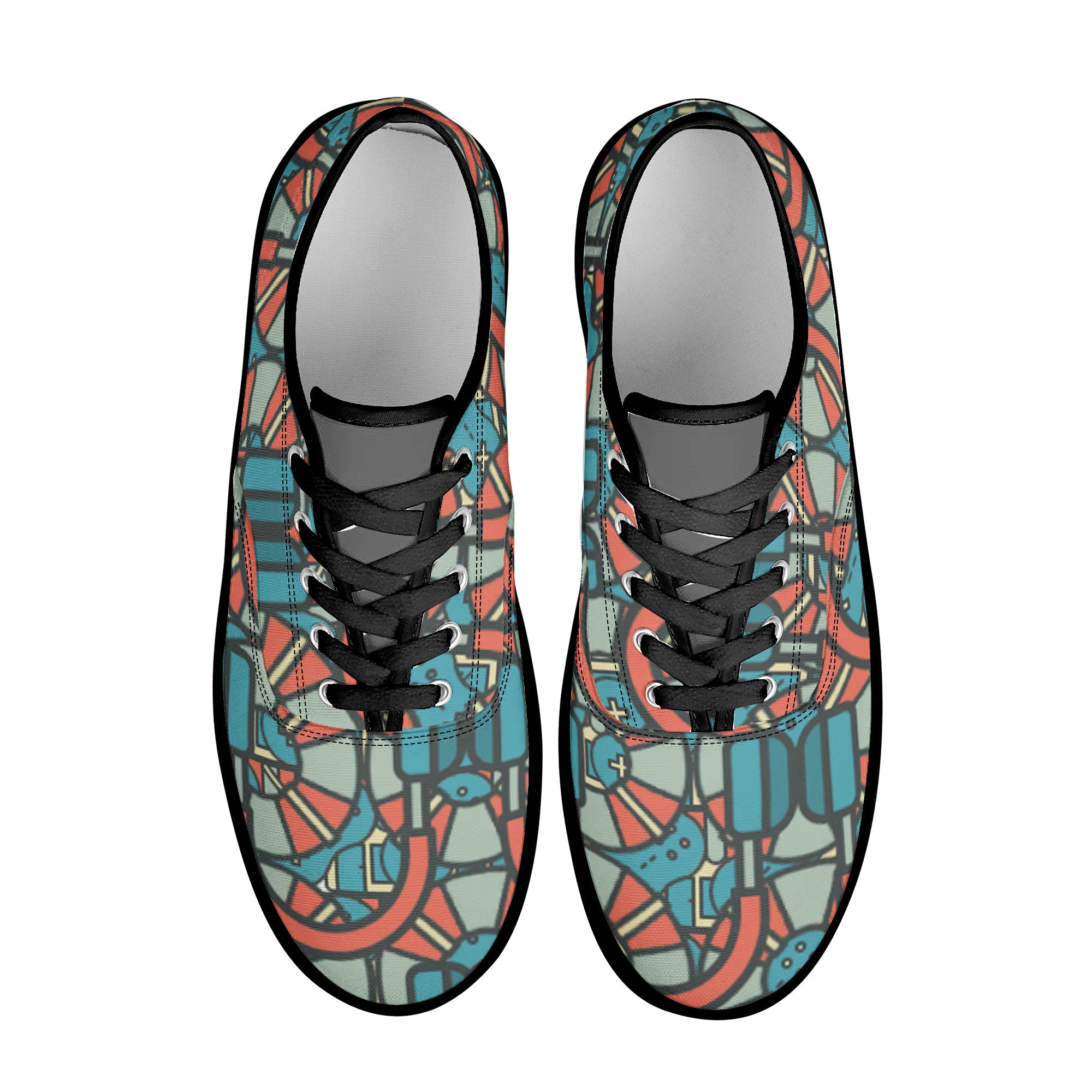 D3S Skate Shoes With Customized Tongue - Black