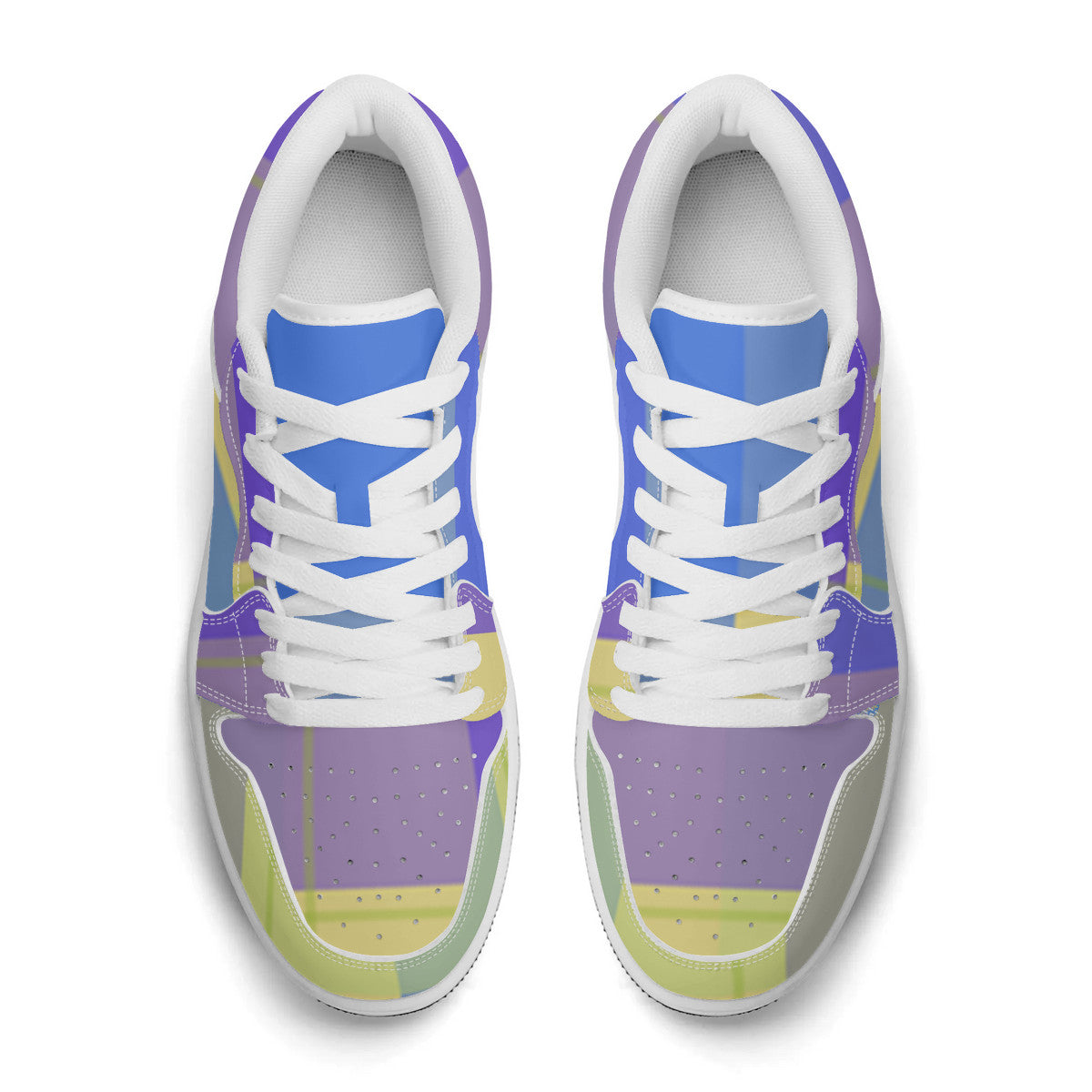 Unisex New Synthetic Leather Low Top Sneakers