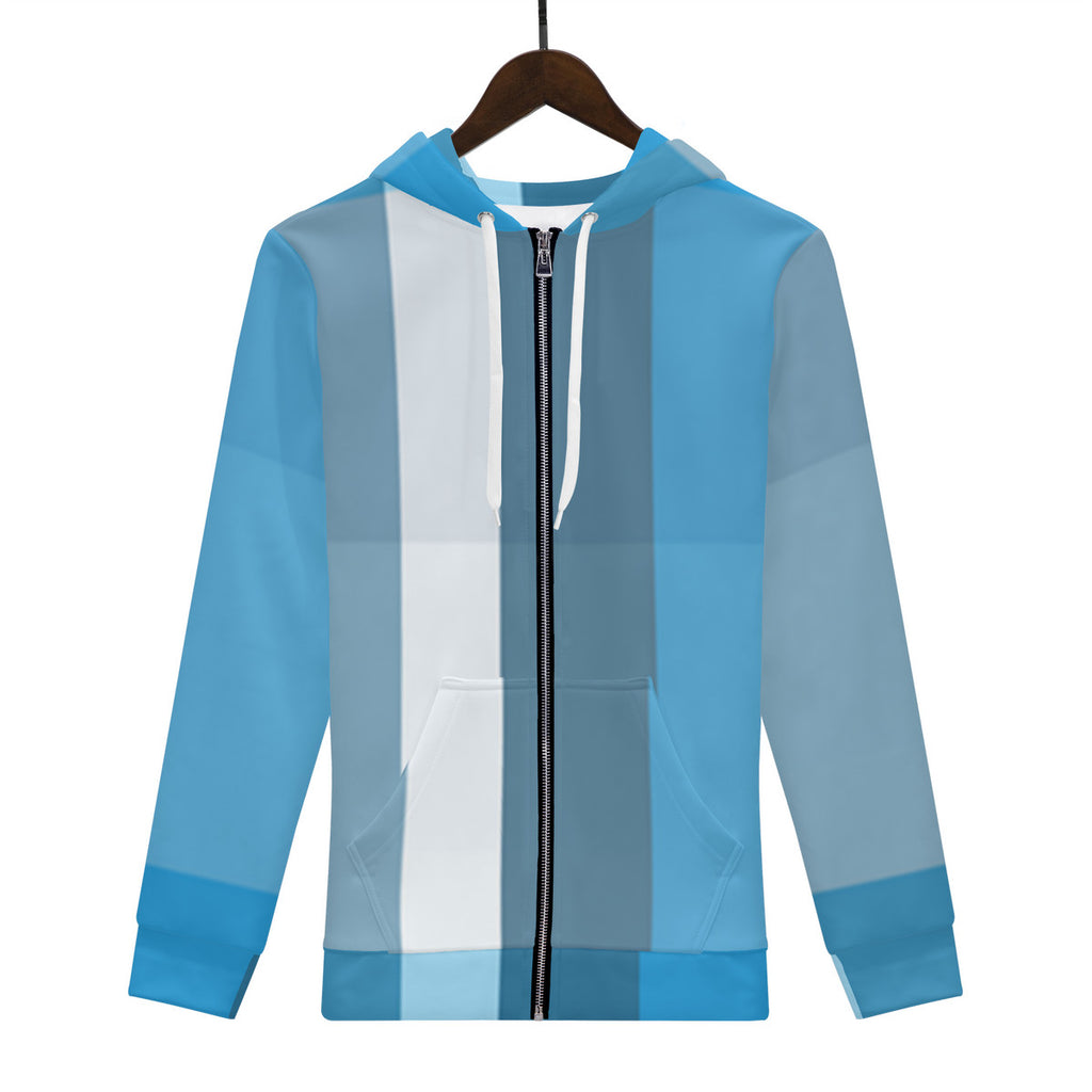 D58 Men's All Over Print Zip Hoodie
