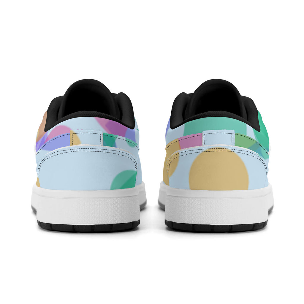 Unisex New Synthetic Leather Low Top Sneakers