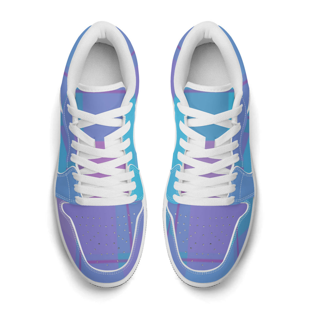 Unisex New Synthetic Leather Low Top Sneakers