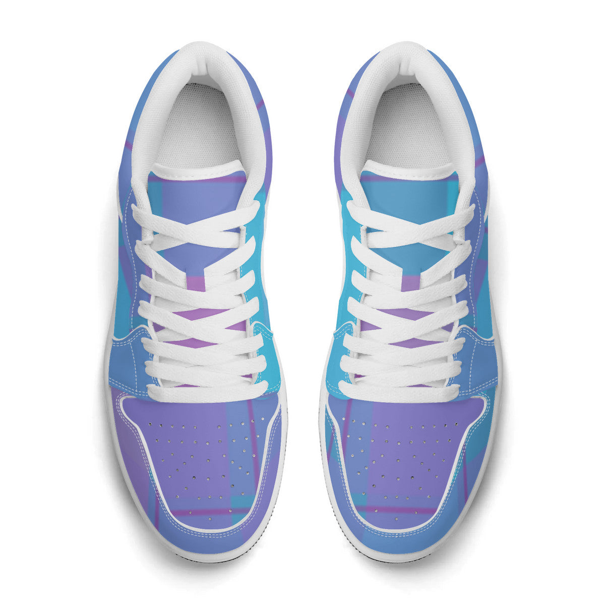 Unisex New Synthetic Leather Low Top Sneakers