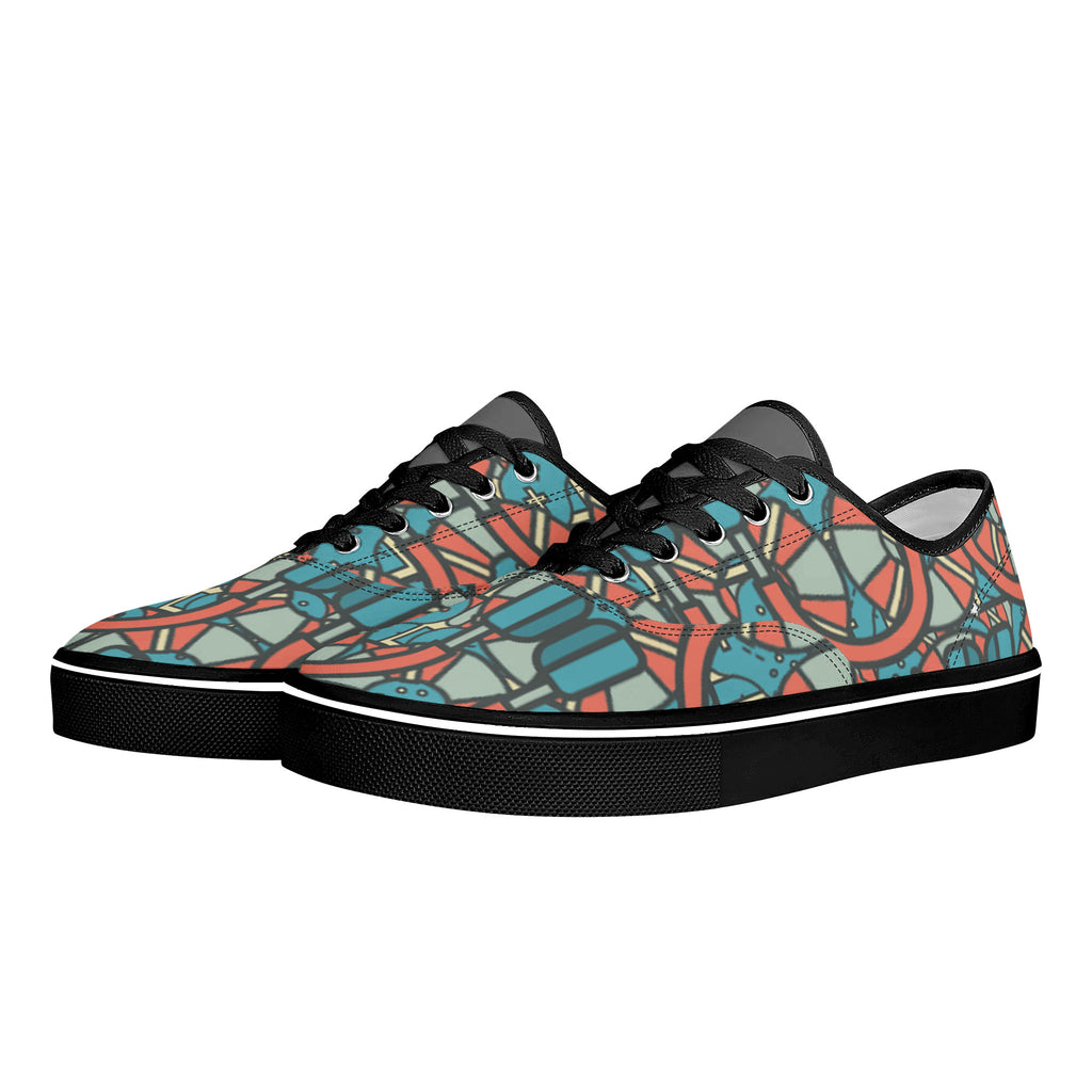 D3S Skate Shoes With Customized Tongue - Black