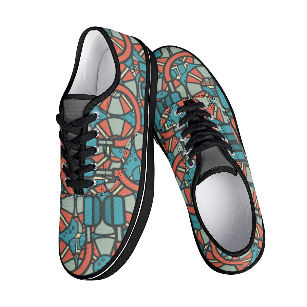 D3S Skate Shoes With Customized Tongue - Black