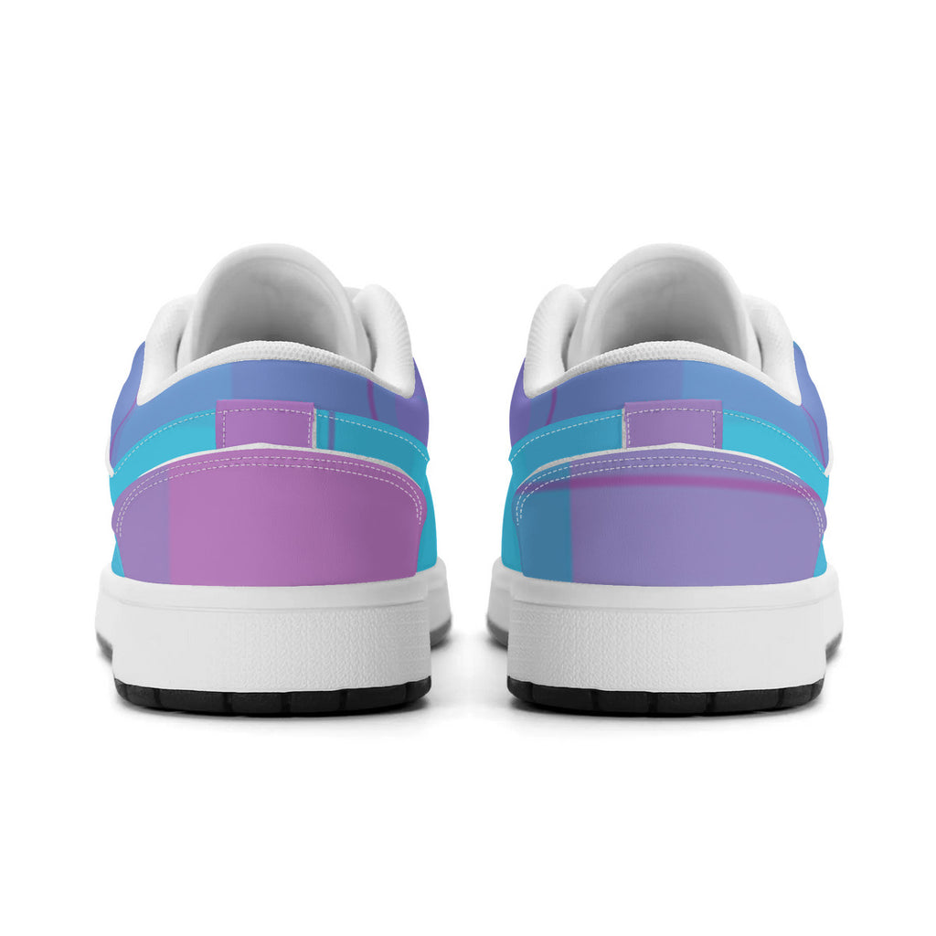 Unisex New Synthetic Leather Low Top Sneakers