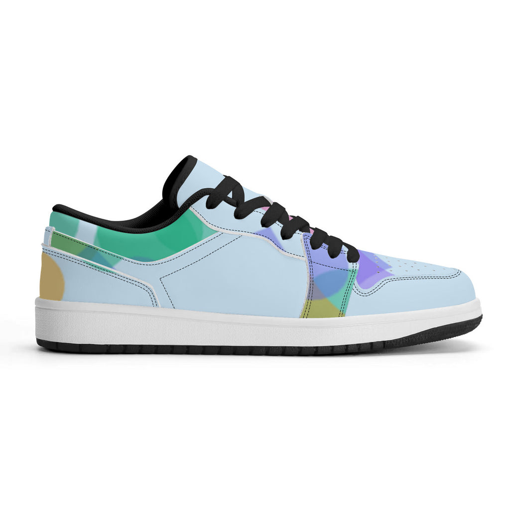 Unisex New Synthetic Leather Low Top Sneakers