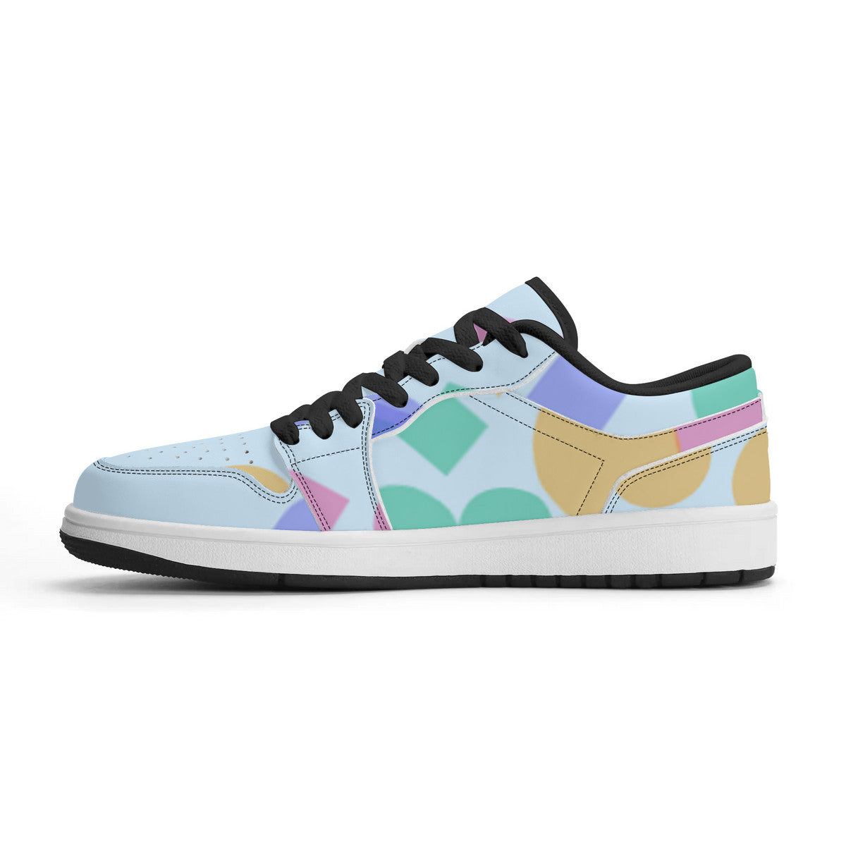 Unisex New Synthetic Leather Low Top Sneakers