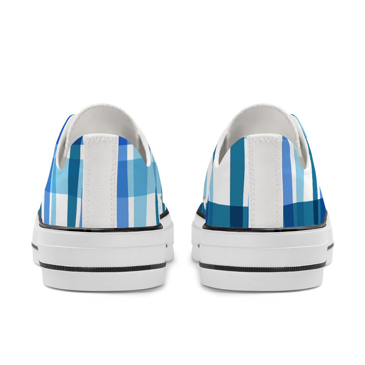 SF_S62 Unisex Classic Low Top Canvas Shoes - White